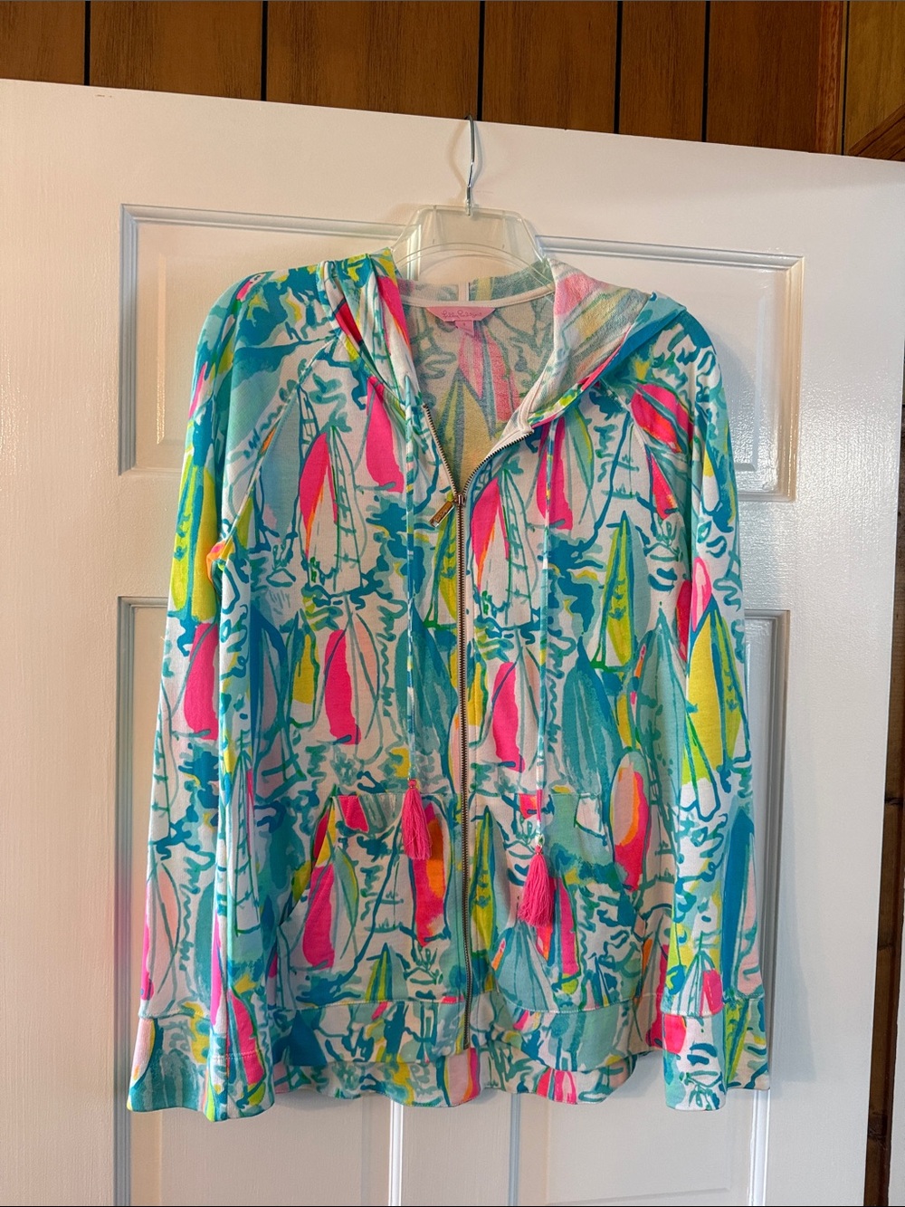 EUC Lilly Pulitzer Women’s Hooded Zip Jacket